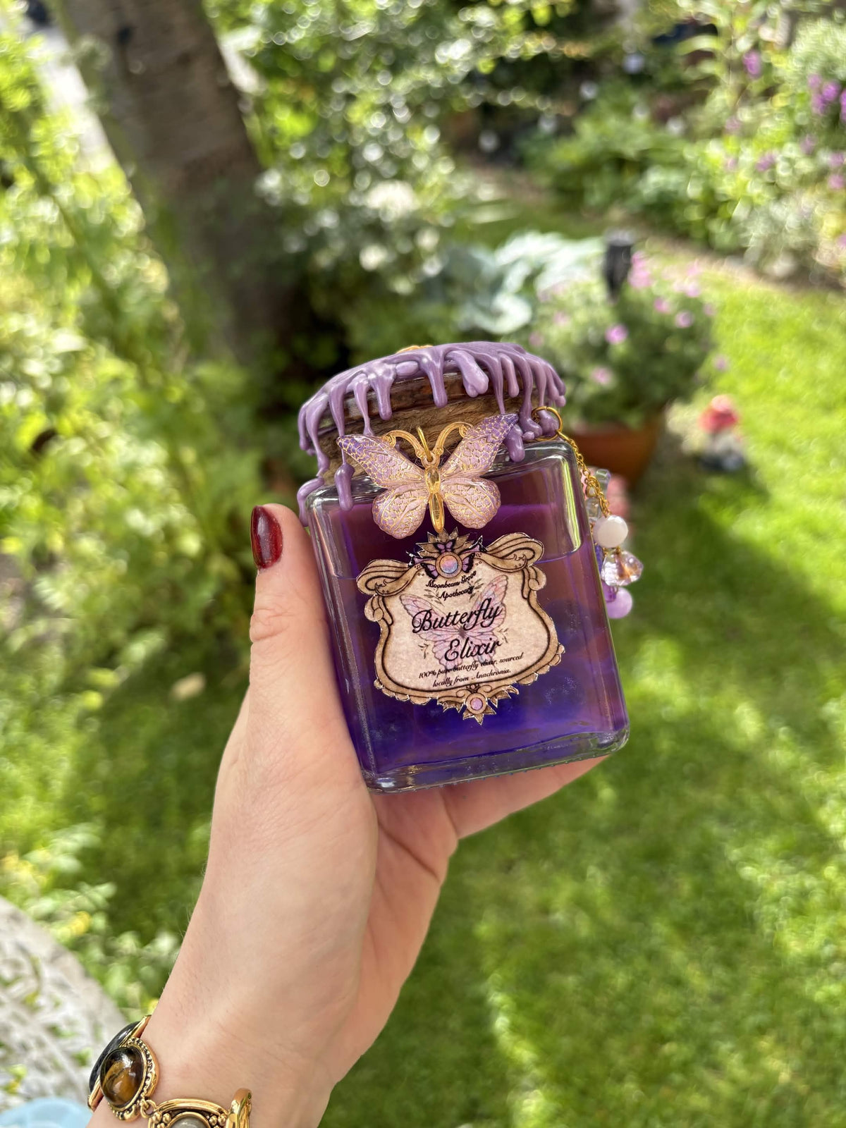 Butterfly Elixir Potion Bottle