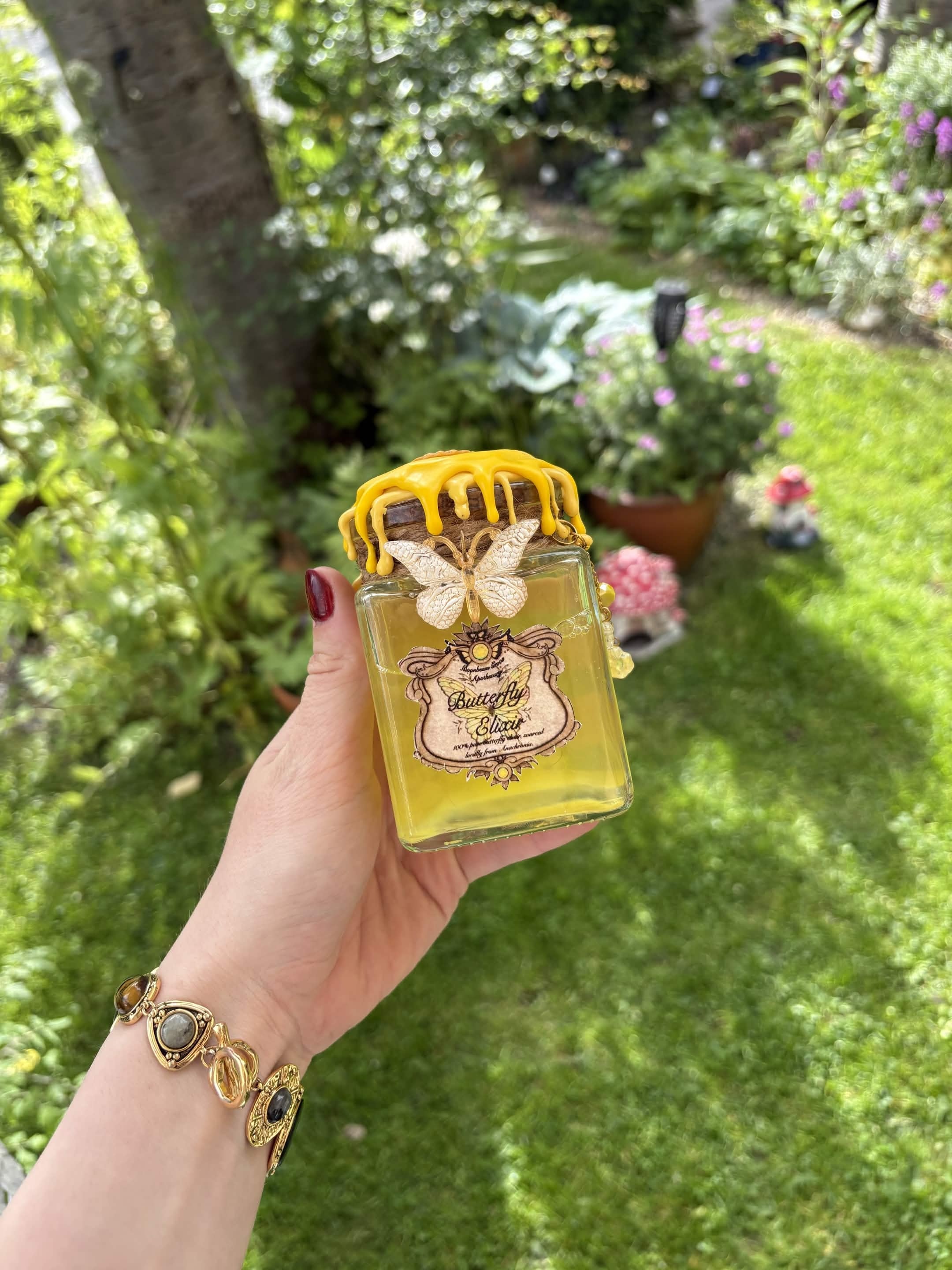 Butterfly Elixir Potion Bottle