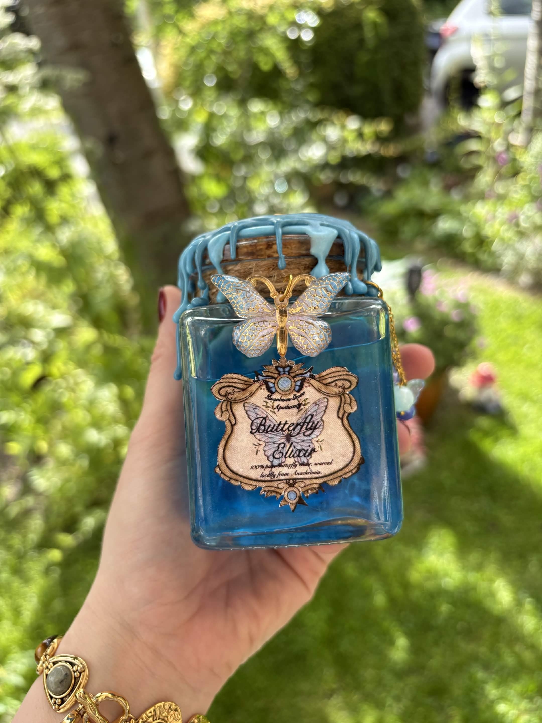 Butterfly Elixir Potion Bottle
