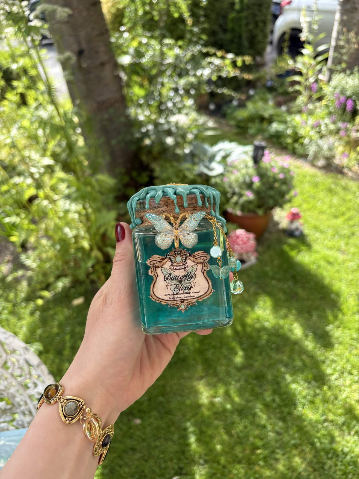Butterfly Elixir Potion Bottle